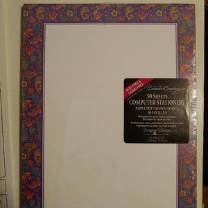 american greetings designers' collection computer stationery formal florentine